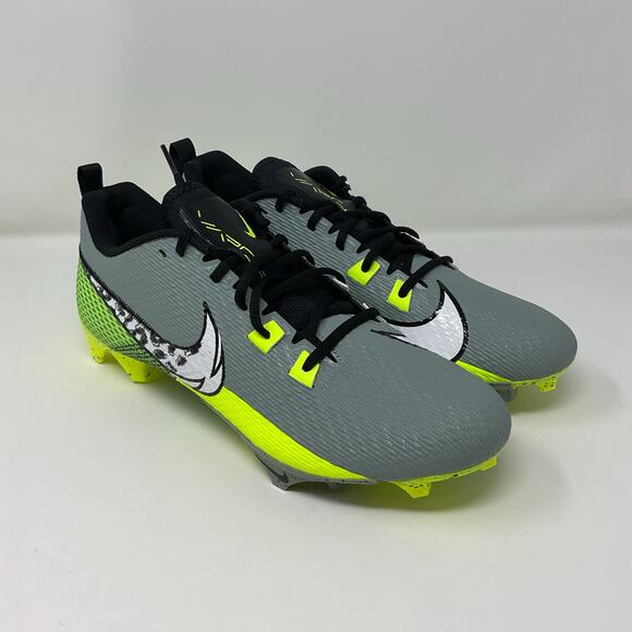 Nike Vapor Edge Speed 360 2 Football Cleats FB8446-303 Men Size 13 Volt Grey NEW - Picture 1 of 8